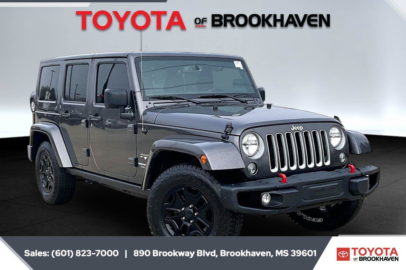 Used 2016 Jeep Wrangler Unlimited Sahara