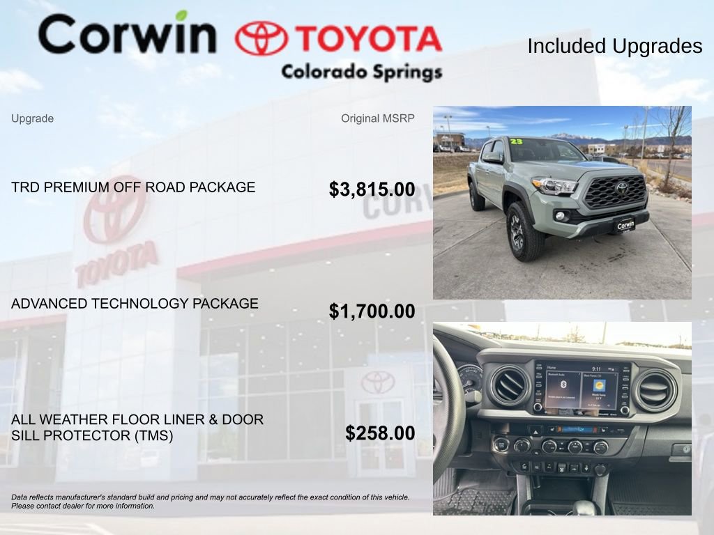 Used 2023 Toyota Tacoma TRD Off-Road w/ TRD Premium Off Road Package image 4