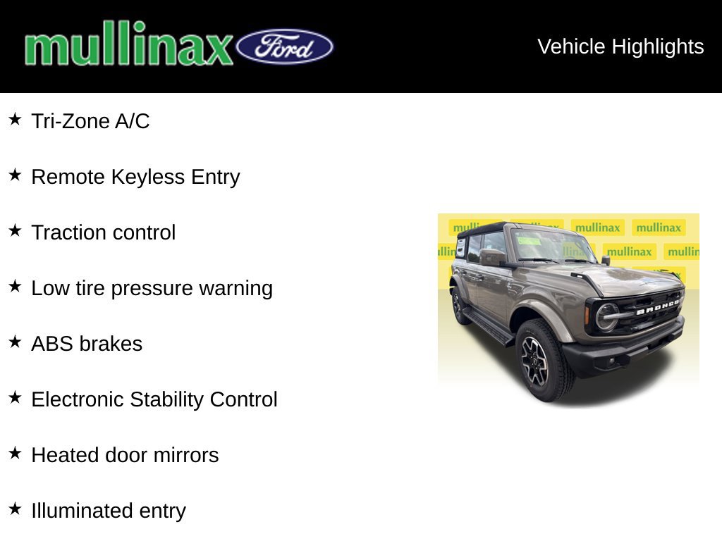New 2026 Ford Bronco Outer Banks AWD/4WD image 15