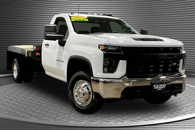 Used 2022 Chevrolet Silverado 3500 W/T w/ Snow Plow Prep Package AWD/4WD image 3