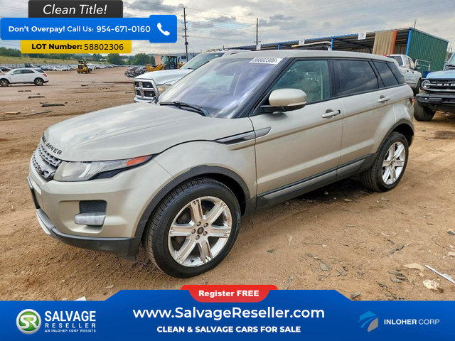 Used 2013 Land Rover Range Rover Evoque Pure