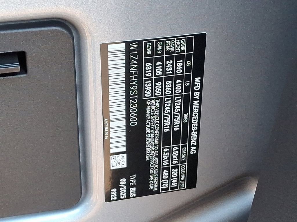 New 2025 Mercedes-Benz Sprinter 2500 image 13