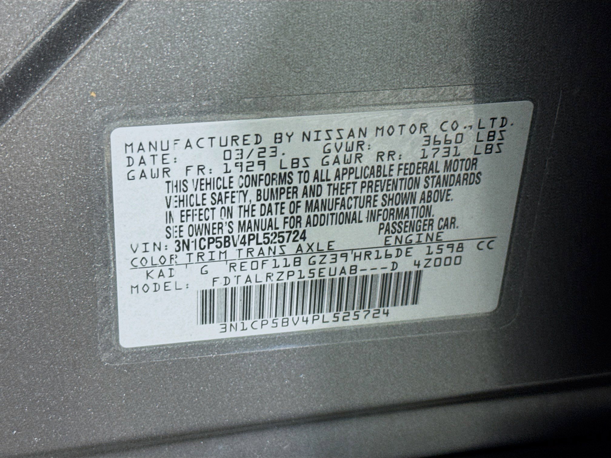 Used 2023 Nissan Kicks S image 39