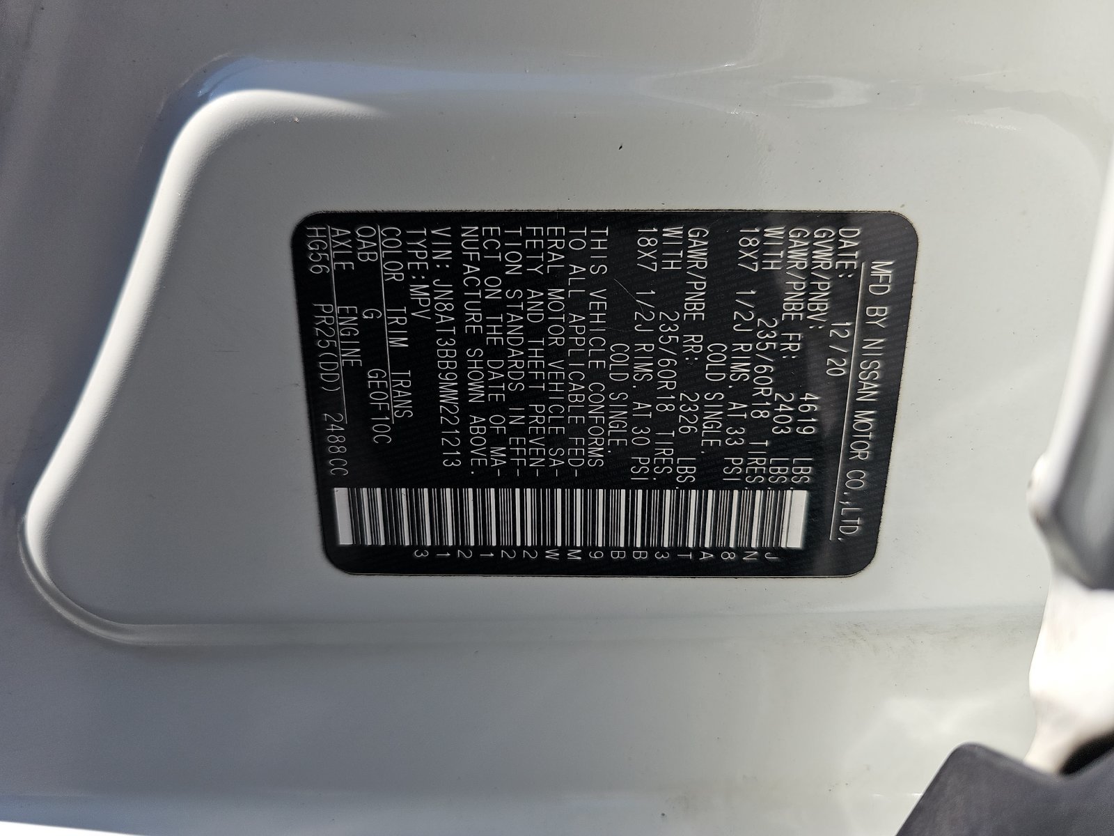 Used 2021 Nissan Rogue SV AWD/4WD image 32