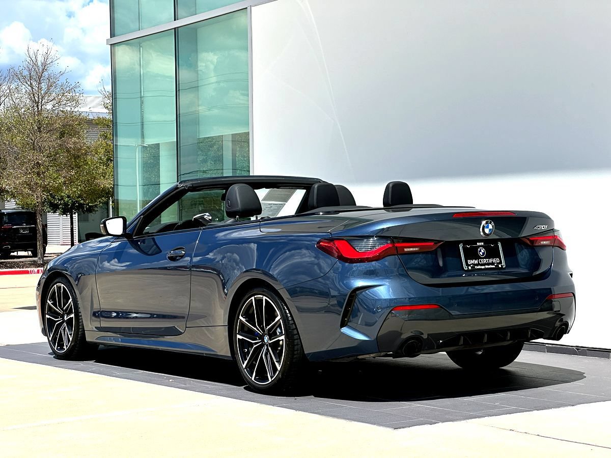 Certified 2023 BMW 430i Convertible w/ M Sport Package RWD image 8