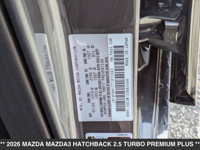 New 2026 MAZDA MAZDA3 Hatchback w/Premium Plus Pkg AWD/4WD image 14