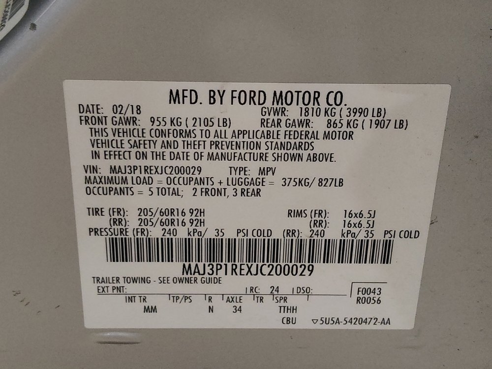 Used 2018 Ford EcoSport S FWD image 33