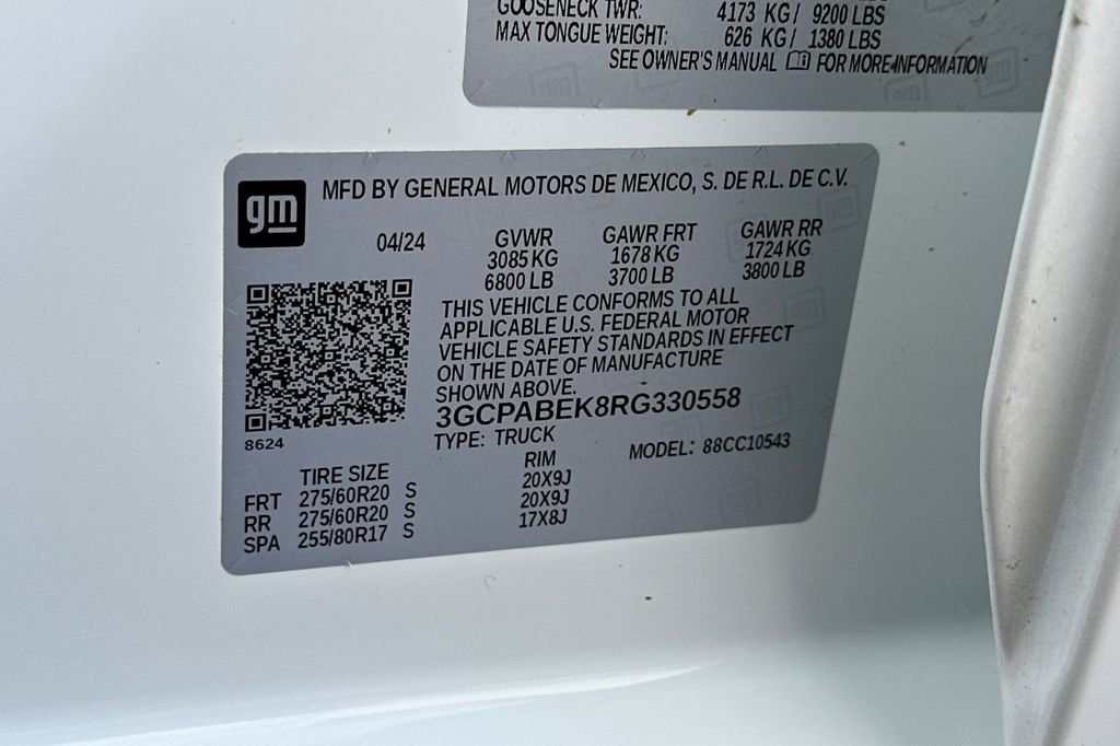 Used 2024 Chevrolet Silverado 1500 Custom w/ Turbomax Blackout Package image 28