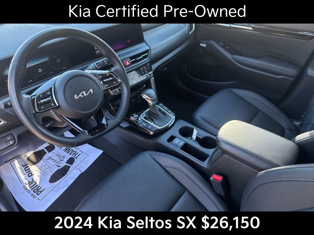 Certified 2024 Kia Seltos SX w/ SX Sunroof Package image 11