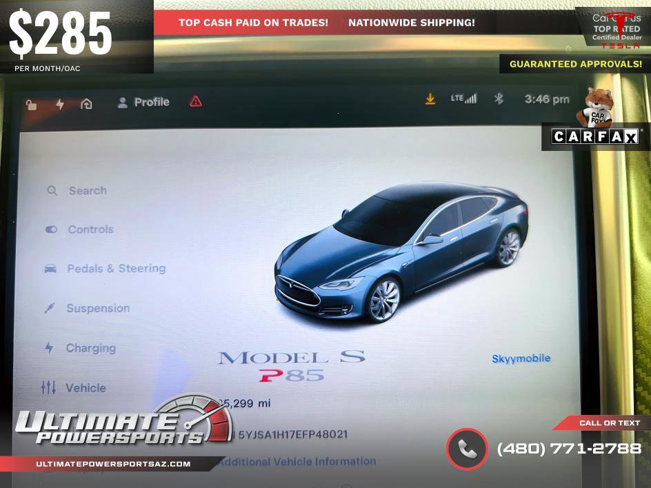 Used 2014 Tesla Model S P85 RWD image 54