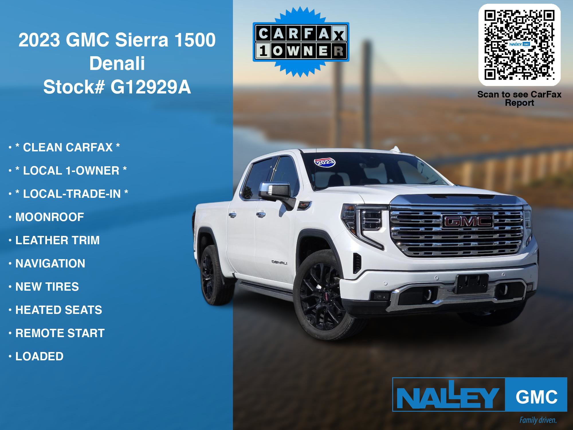 Used 2023 GMC Sierra 1500 Denali w/ Denali Reserve Package AWD/4WD image 7