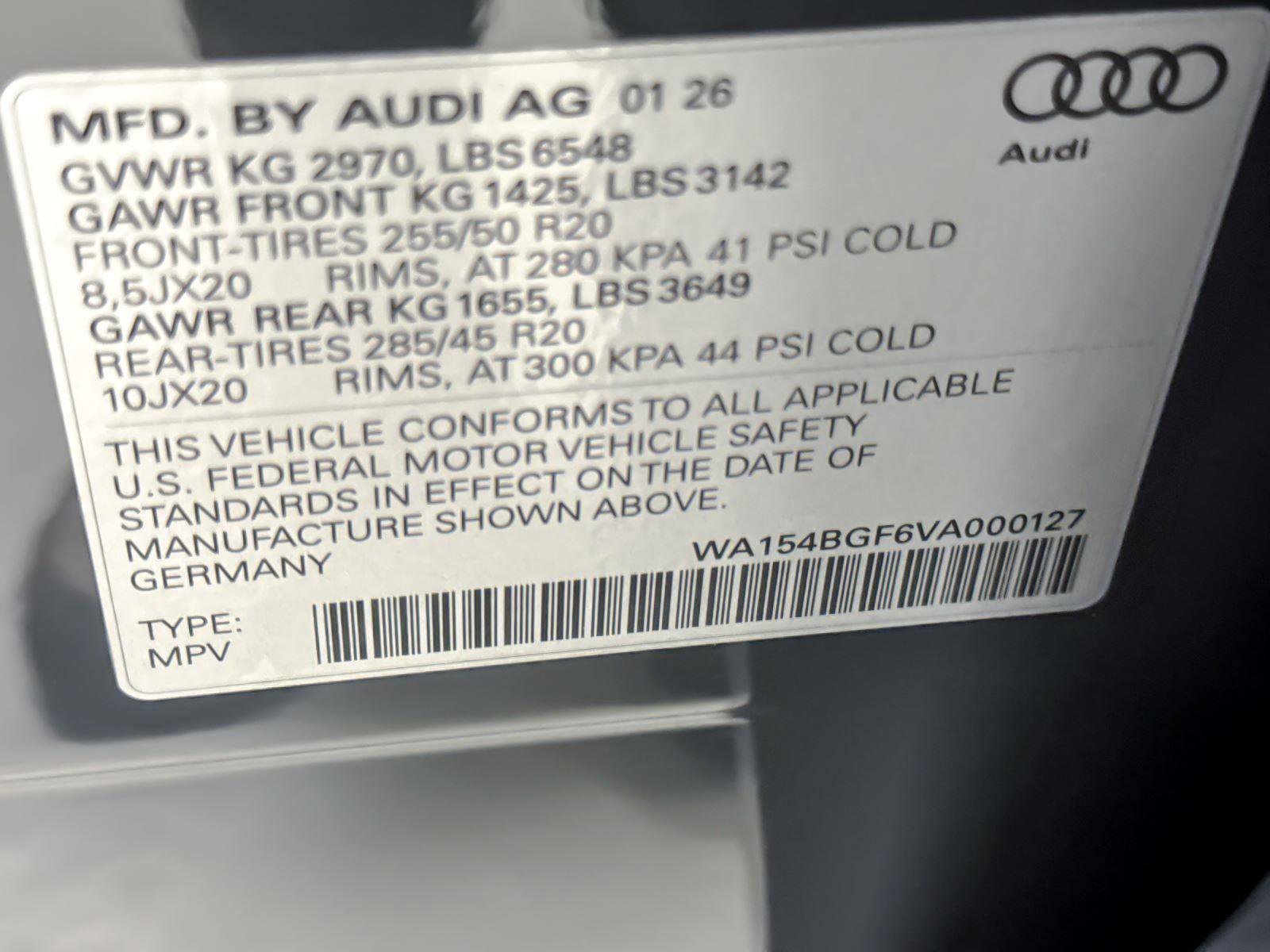 New 2027 Audi Q6 e-tron Premium Plus image 28