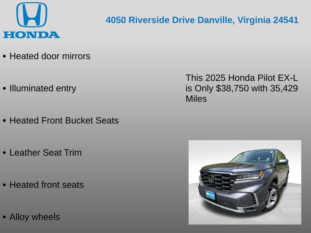 Used 2025 Honda Pilot EX-L image 12