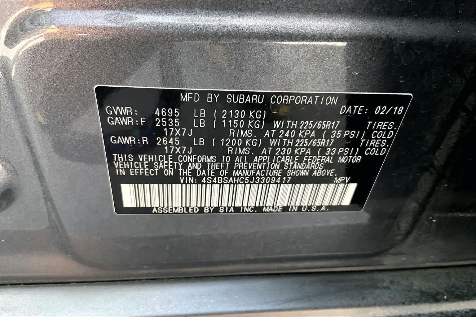 Used 2018 Subaru Outback 2.5i Premium AWD/4WD image 33