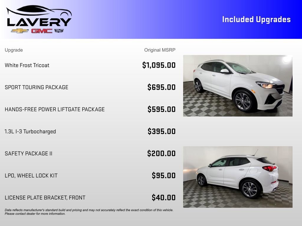 Certified 2023 Buick Encore GX Select w/ Sport Touring Package image 7