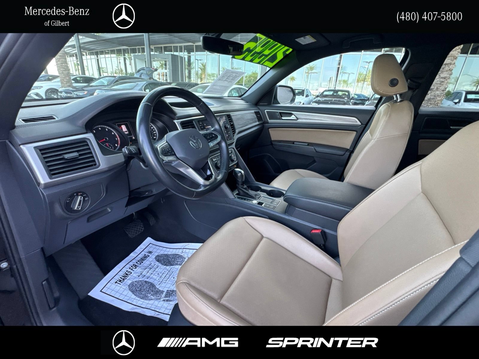 Used 2020 Volkswagen Atlas Cross Sport SE w/ Panoramic Sunroof Package FWD image 10