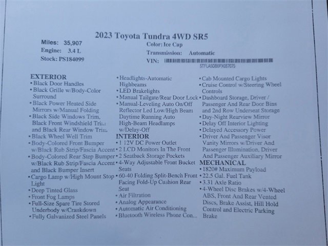 Used 2023 Toyota Tundra SR5 video 2