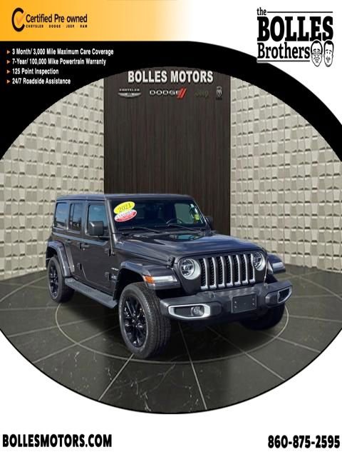 Certified 2021 Jeep Wrangler Unlimited Sahara w/ Cold Weather Group image 1