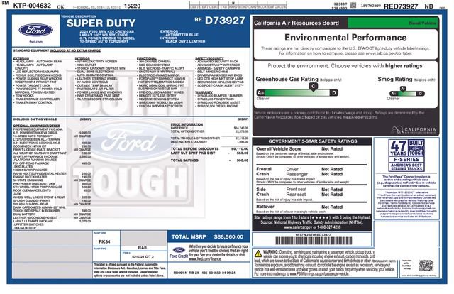 Used 2024 Ford F250 Lariat w/ Lariat Ultimate Package image 48