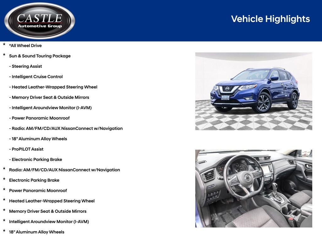 Used 2020 Nissan Rogue SV w/ Sun & Sound Touring Package AWD/4WD image 4