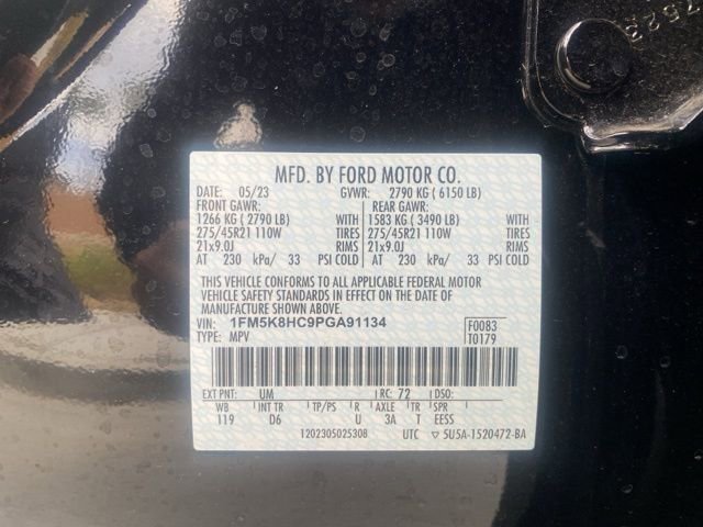 Used 2023 Ford Explorer Platinum w/ Technology Package image 14