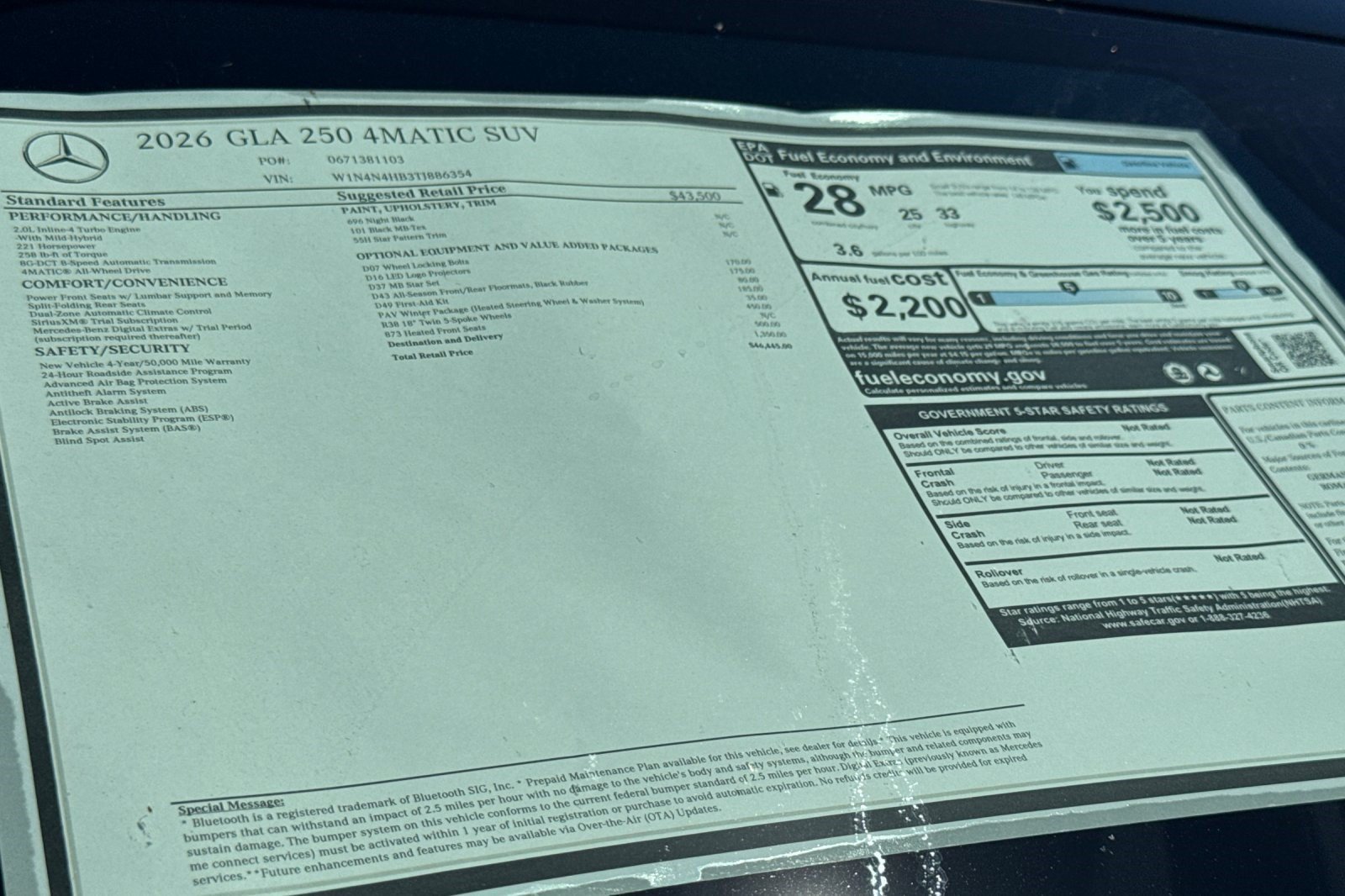 New 2026 Mercedes-Benz GLA 250 4MATIC image 28