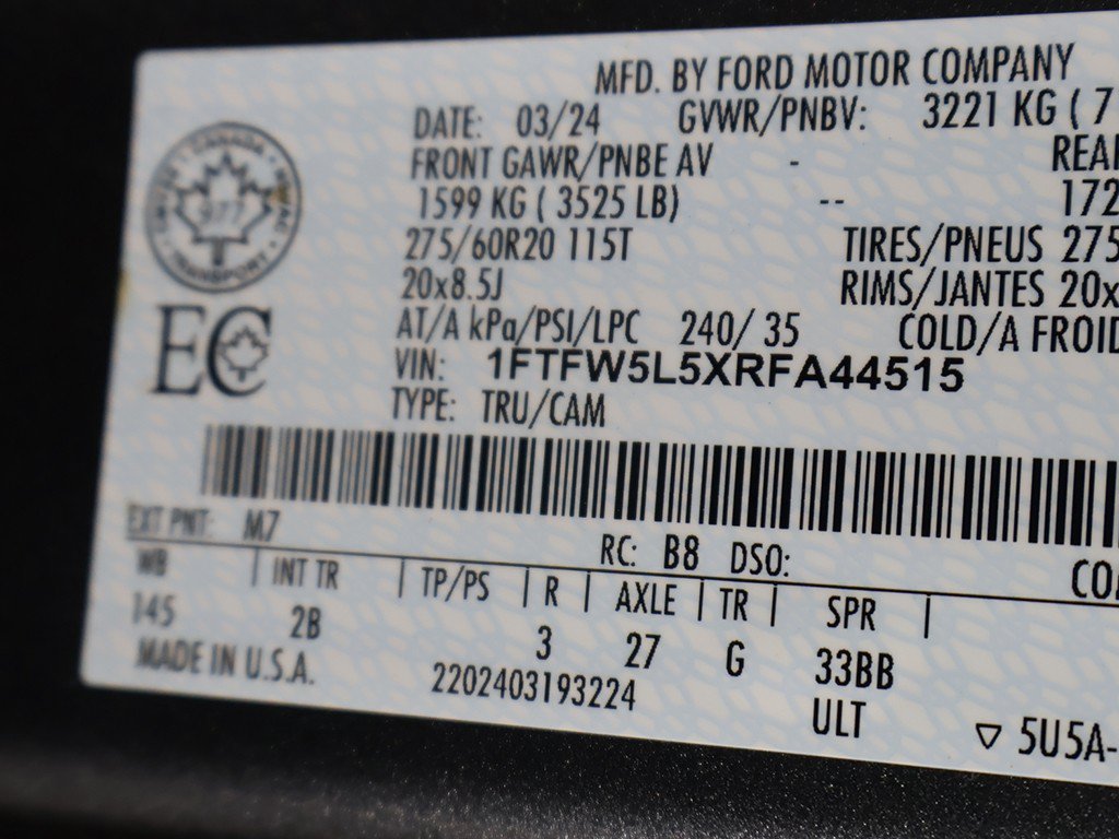 Used 2024 Ford F150 Lariat AWD/4WD image 53