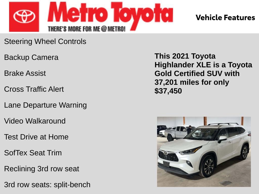 Used 2021 Toyota Highlander XLE image 13