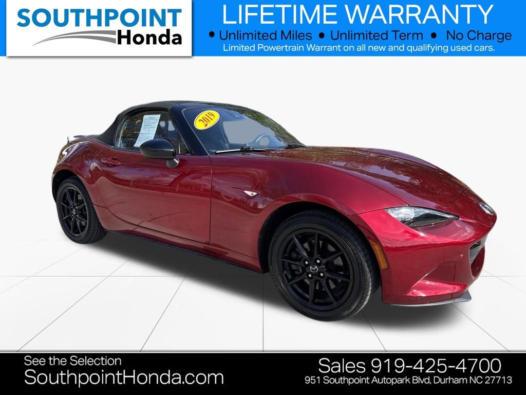 Used 2019 MAZDA MX-5 Miata Sport w/ I-ACTIVSENSE Sport Package