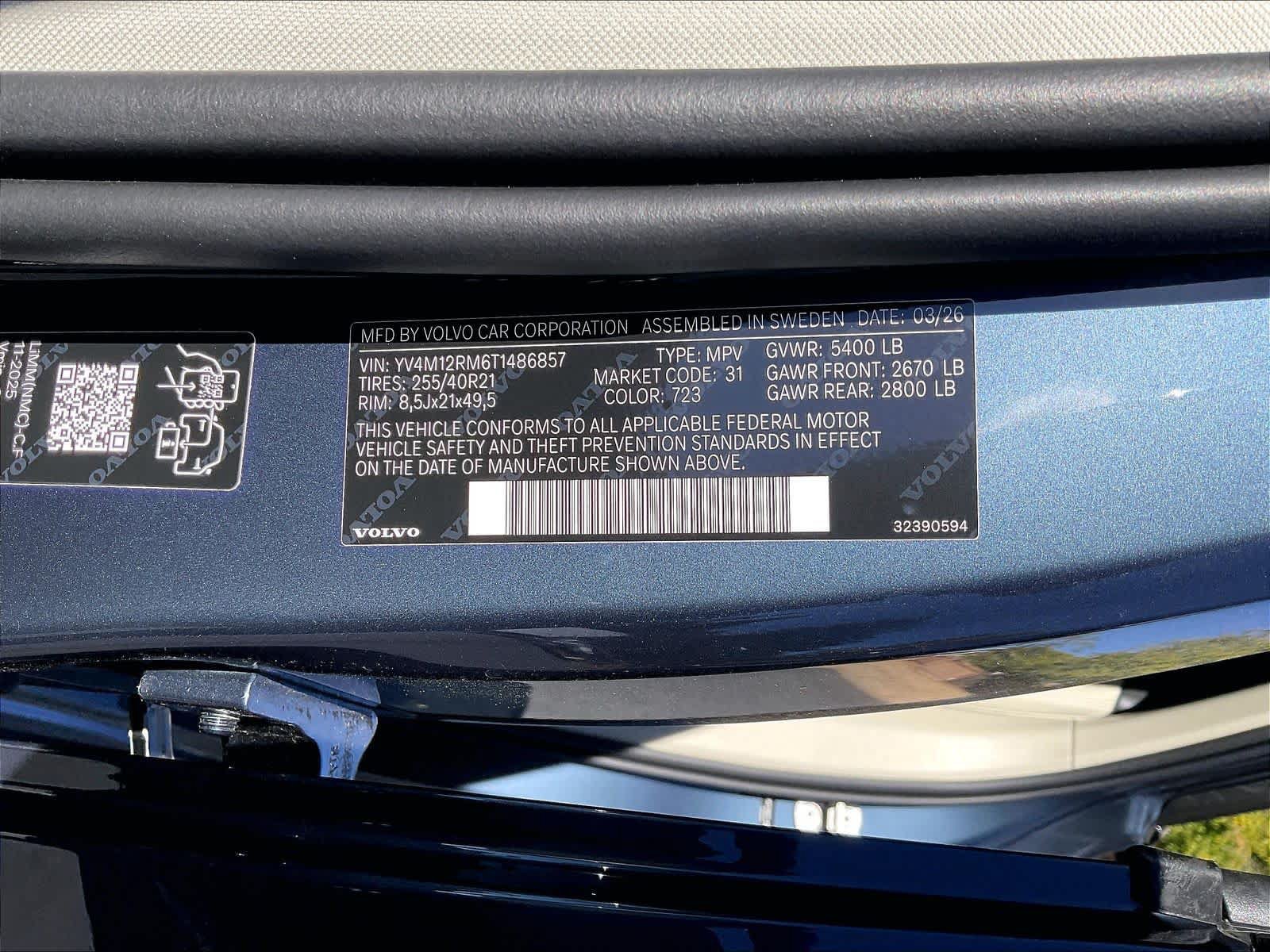 New 2026 Volvo XC60 B5 Ultra w/ Climate Package PRO AWD/4WD image 38