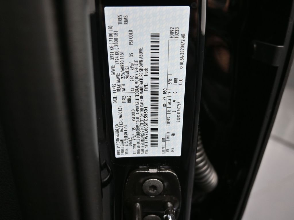 New 2025 Ford F150 Platinum w/ Equipment Group 702A High image 19