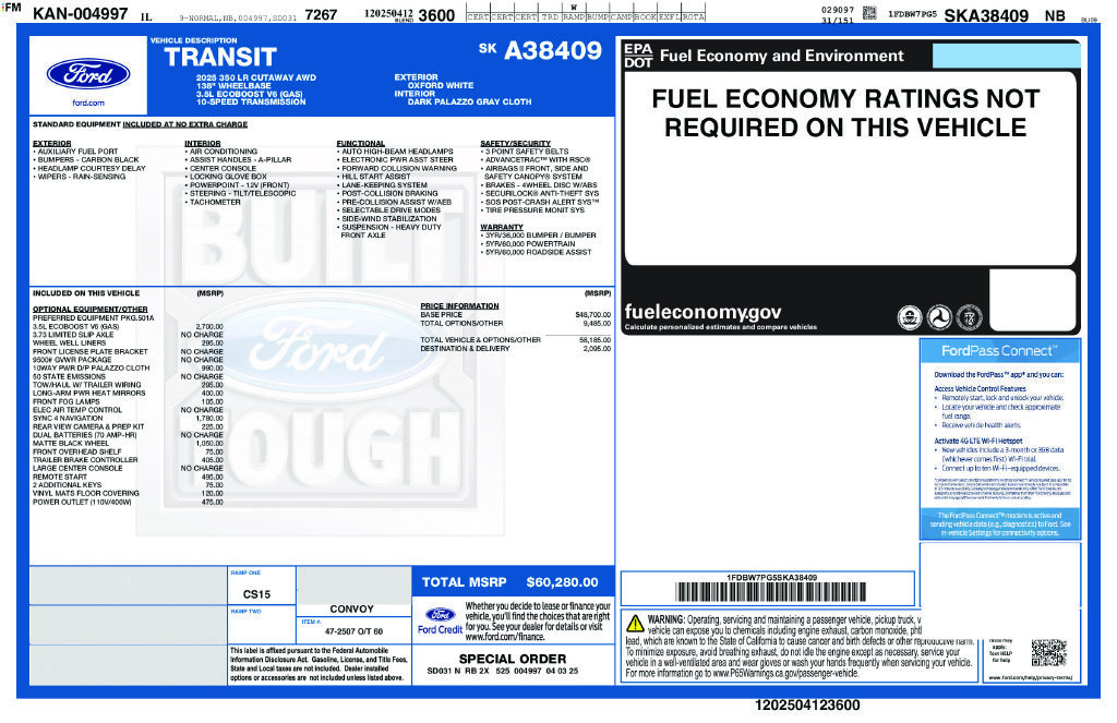 Used 2025 Ford Transit 350 AWD image 3