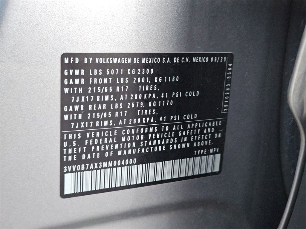 Used 2021 Volkswagen Tiguan S image 34