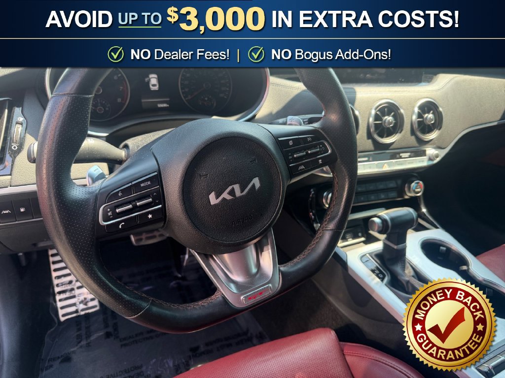 Used 2022 Kia Stinger GT1 w/ Red Interior Color Package RWD image 14