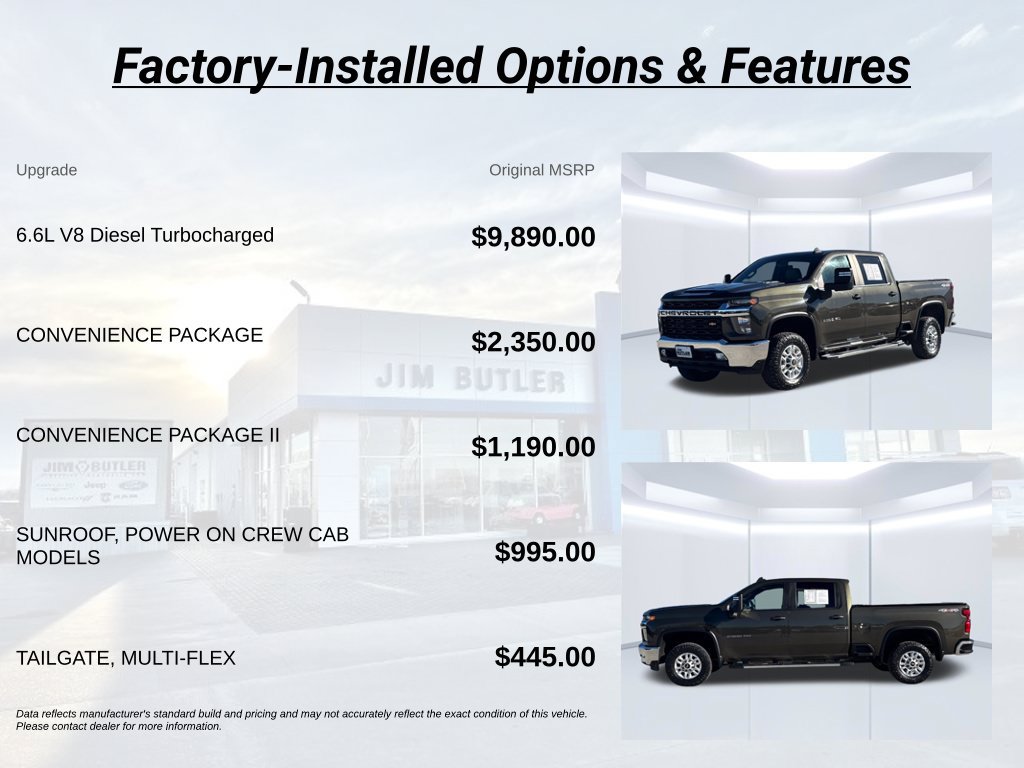 Used 2022 Chevrolet Silverado 2500 LT w/ Convenience Package AWD/4WD image 3