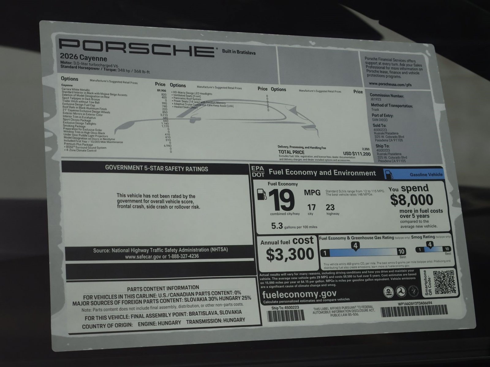 New 2026 Porsche Cayenne AWD/4WD image 25