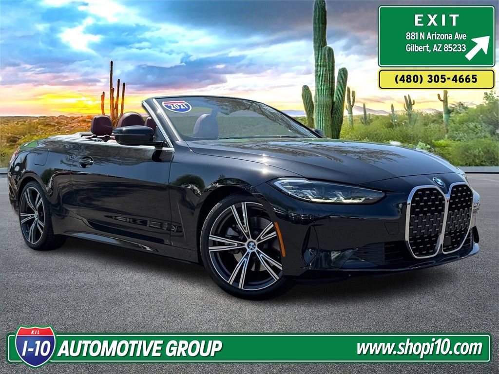 Used 2021 BMW 430i Convertible w/ Premium Package