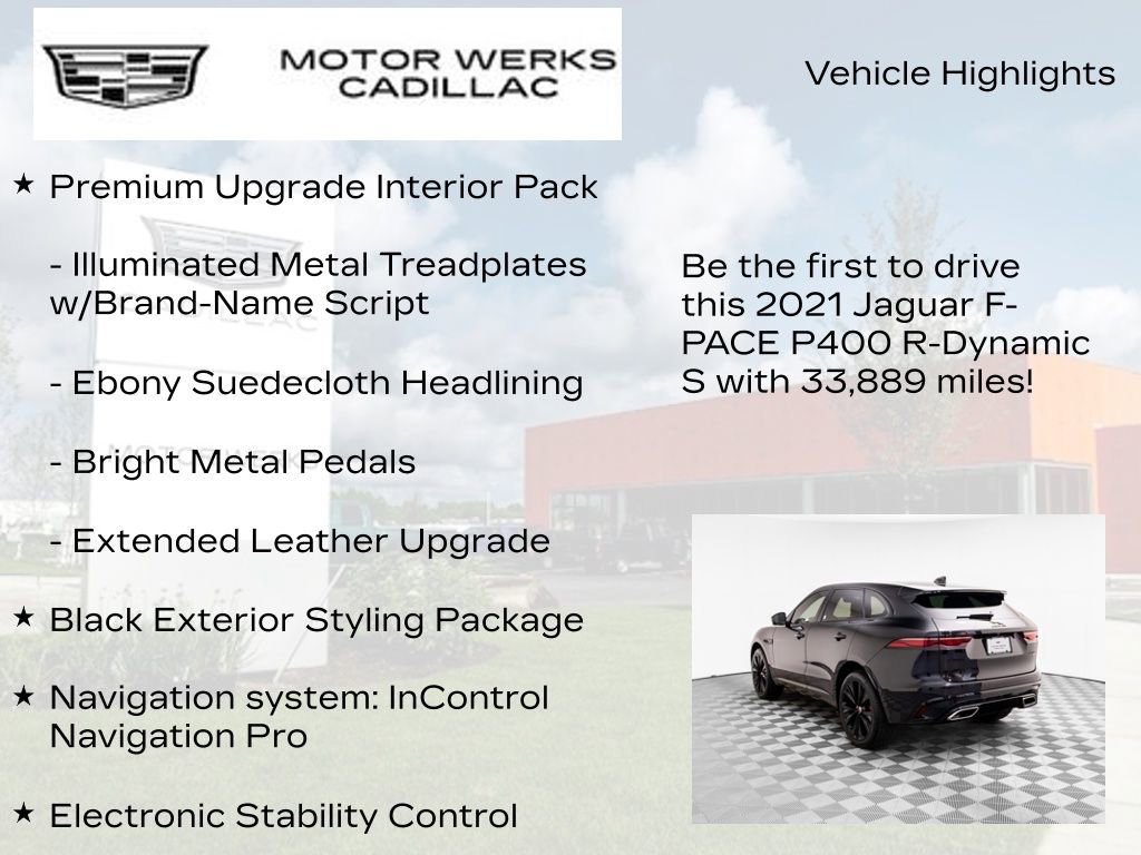 Used 2021 Jaguar F-PACE R-Dynamic S image 13