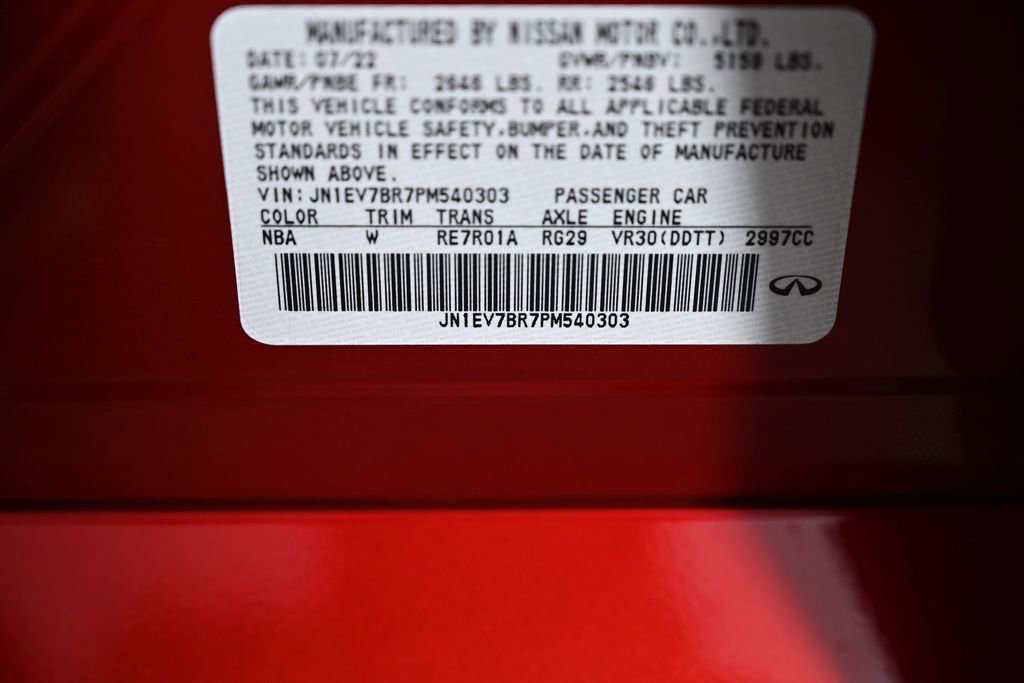 Used 2023 INFINITI Q50 Luxe w/ Cargo Package image 35