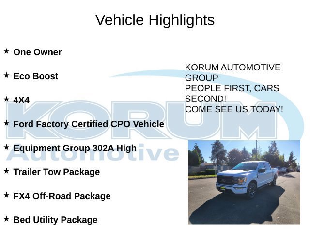 Certified 2022 Ford F150 XLT w/ Equipment Group 302A High AWD/4WD image 4