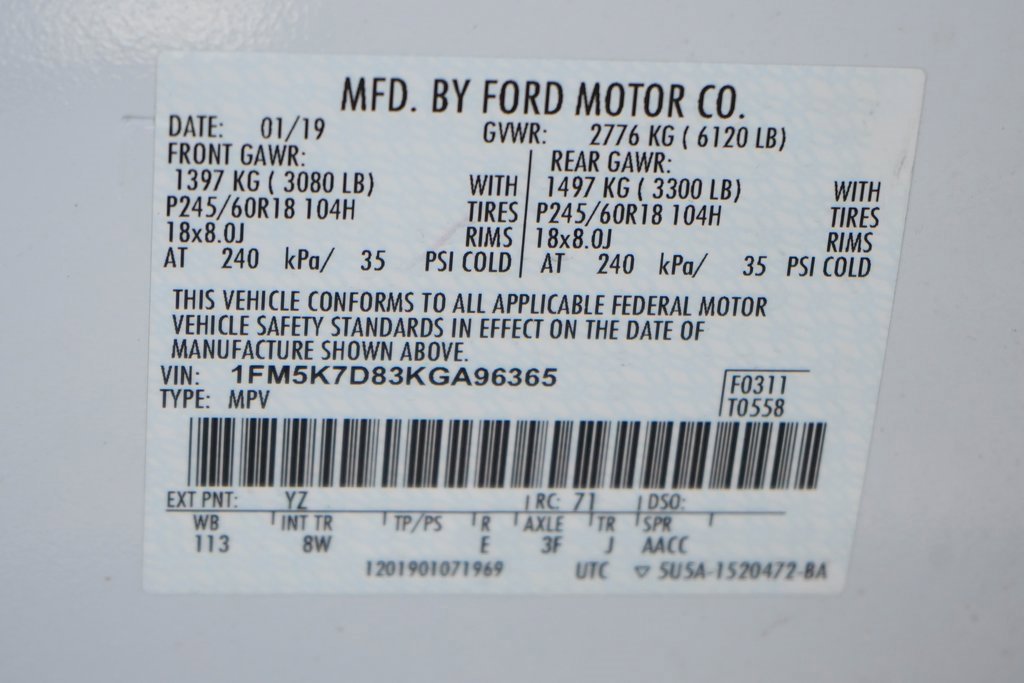 Used 2019 Ford Explorer XLT w/ Equipment Group 201A image 43