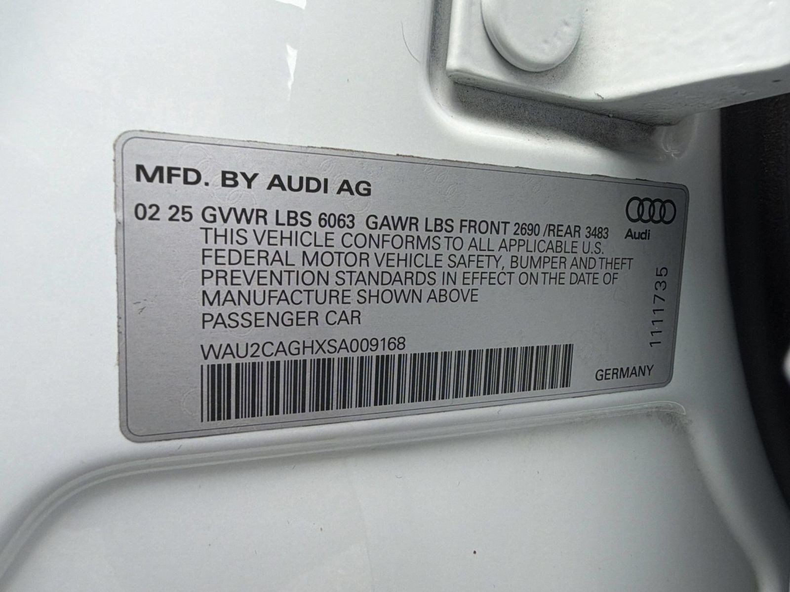 Certified 2025 Audi A6 e-tron Premium Plus w/ Premium Plus RWD image 24