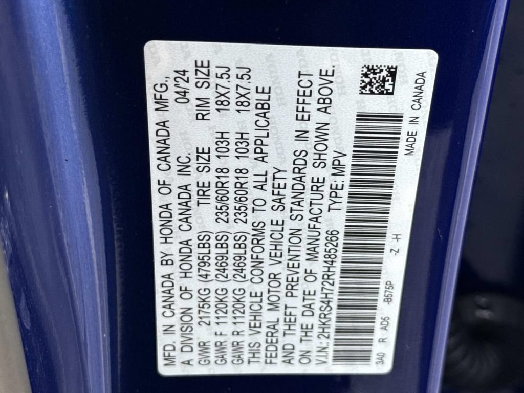 Certified 2024 Honda CR-V EX-L image 31