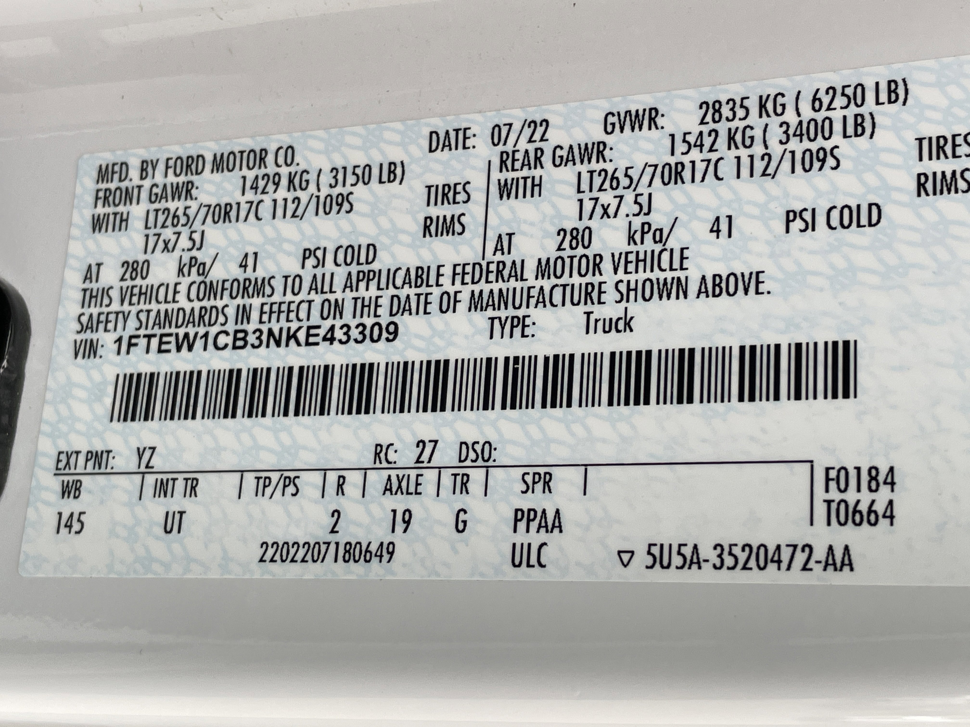 Used 2022 Ford F150 XLT w/ Equipment Group 301A Mid image 12