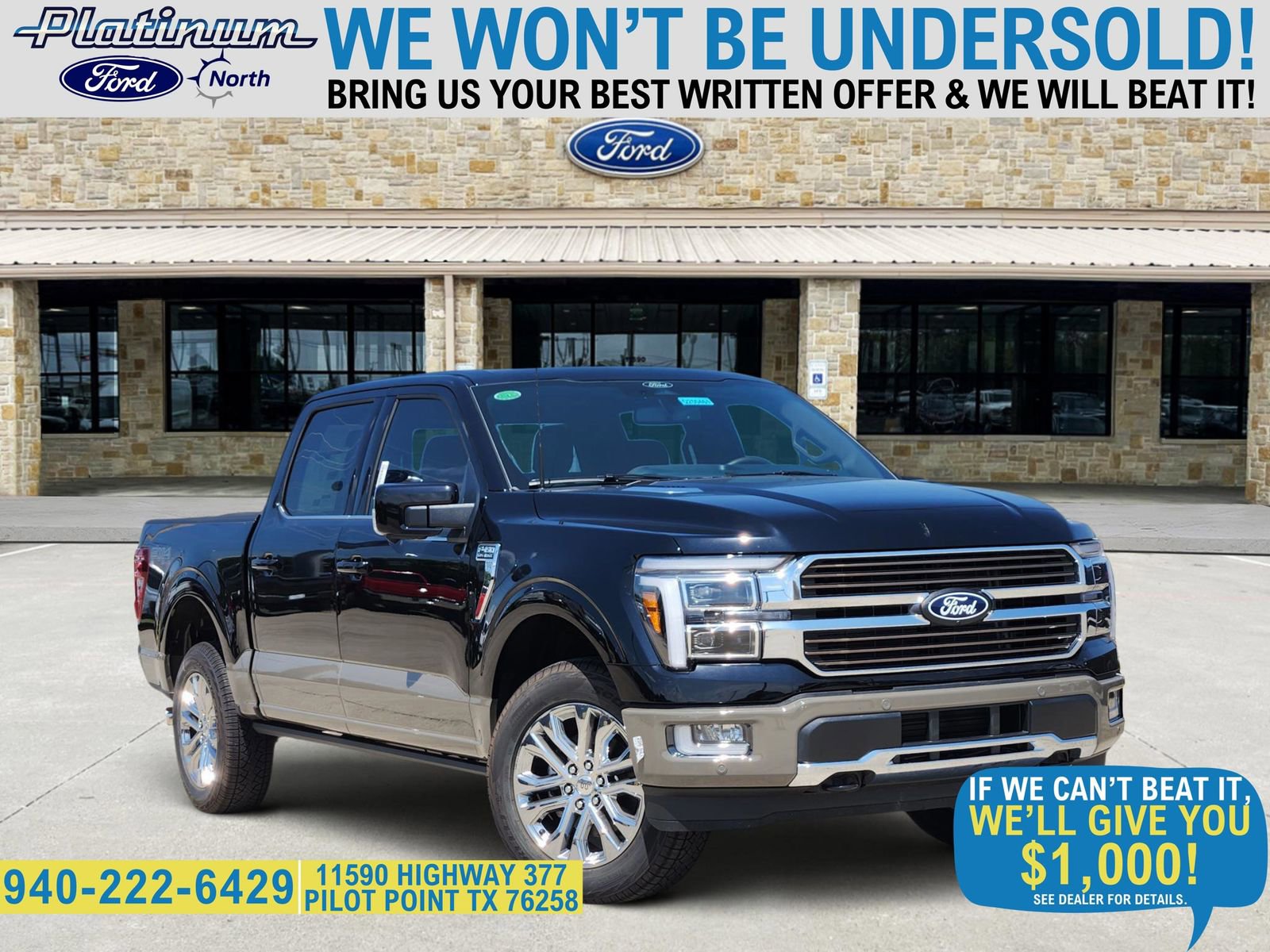 New 2025 Ford F150 King Ranch w/ FX4 Off-Road Package