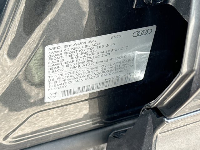 New 2026 Audi Q3 quattro 2.0T AWD/4WD image 42