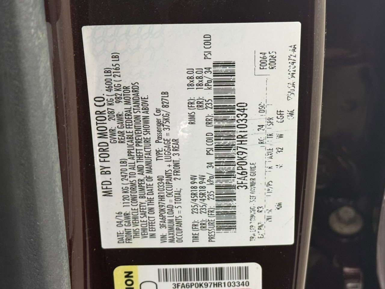 Used 2017 Ford Fusion Titanium image 24