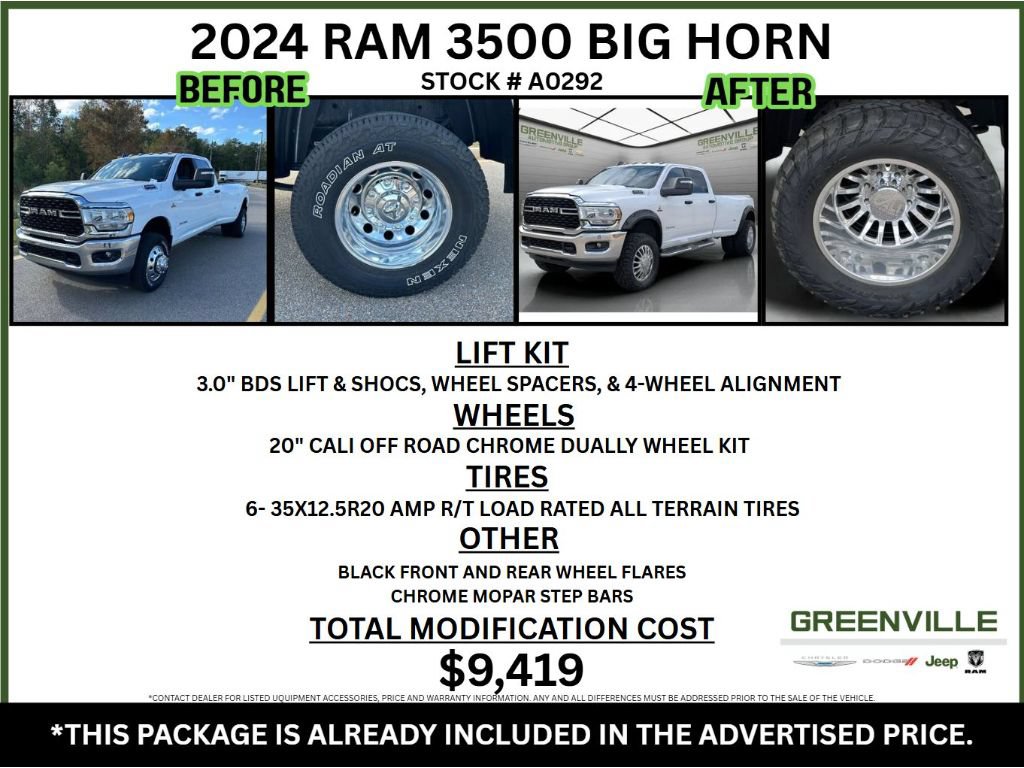 Used 2024 RAM 3500 Big Horn AWD/4WD image 2