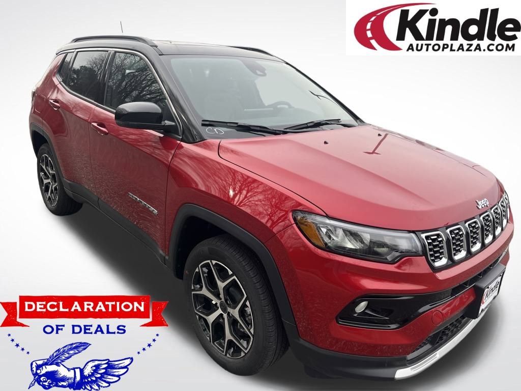 New 2026 Jeep Compass Limited w/ Sun, Sound & Navigation Group