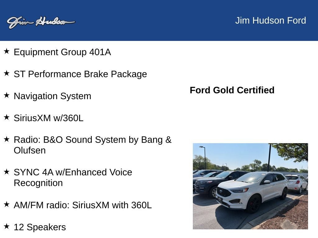 Certified 2022 Ford Edge ST w/ Equipment Group 401A AWD/4WD image 8